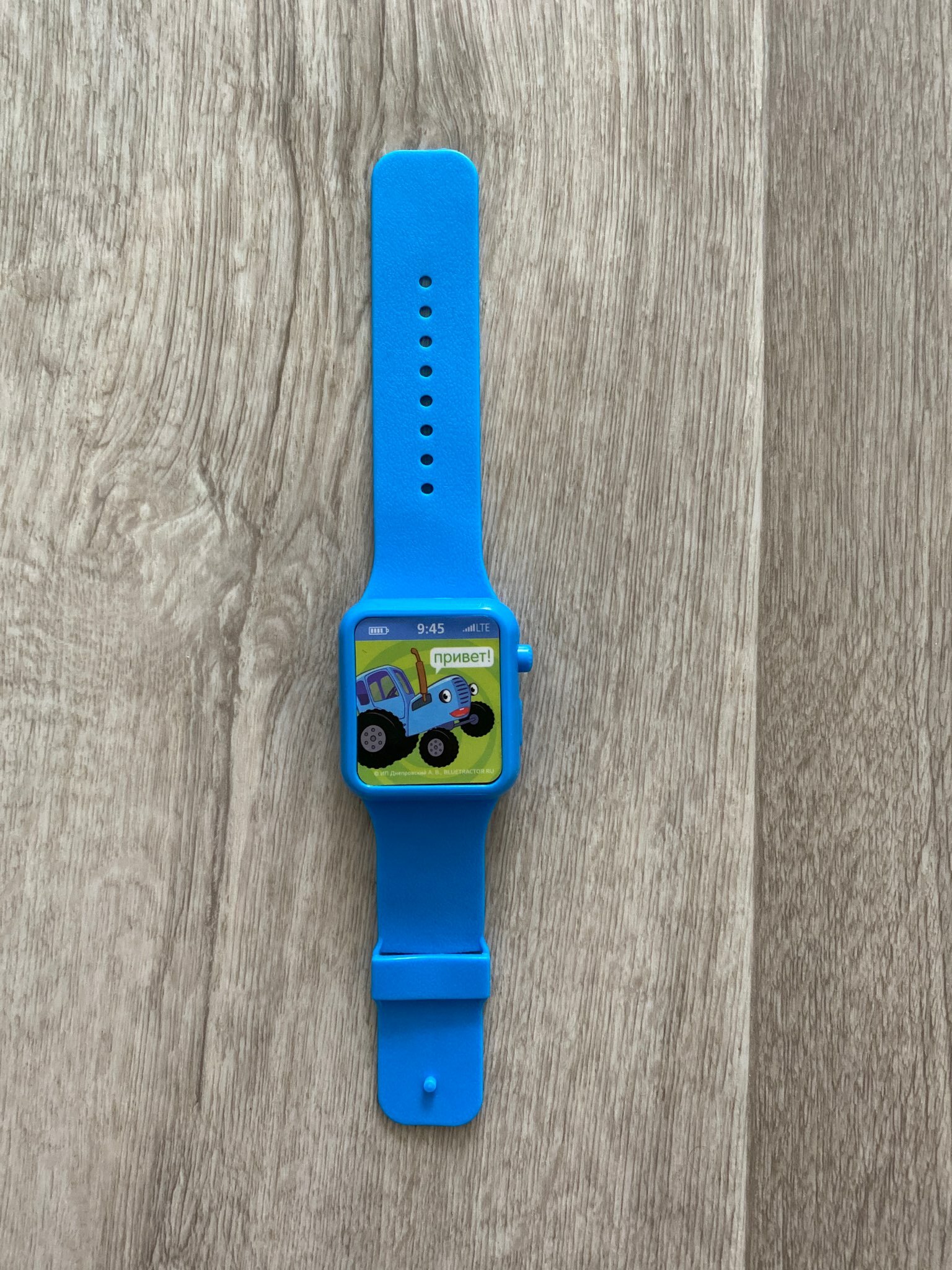 Фотография покупателя товара Музыкальные часики «Синий трактор» - Фото 1