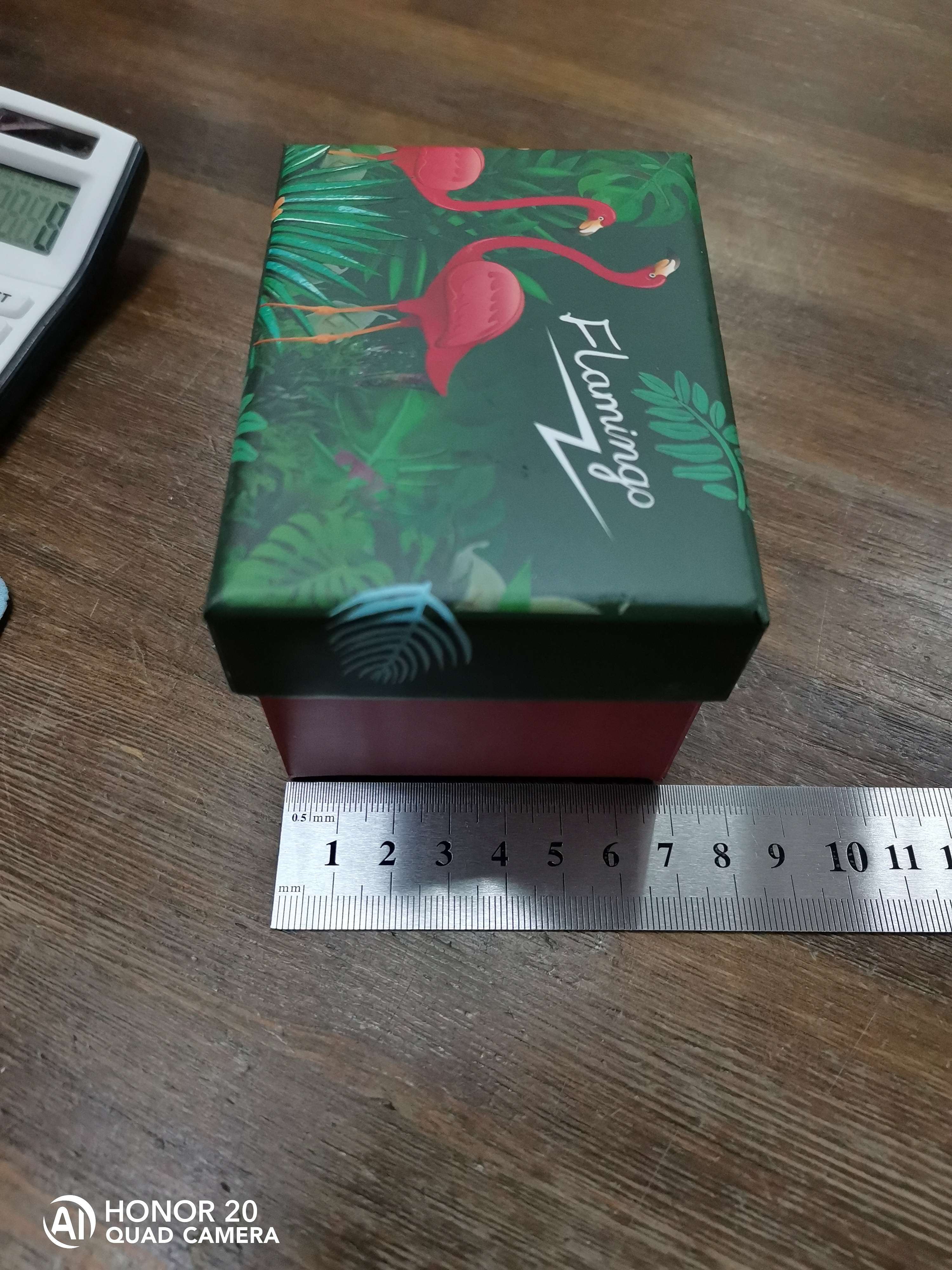 Фотография покупателя товара Коробка подарочная "Фламинго", серо-синий, 10 х 7,5 х 6,5 см - Фото 3