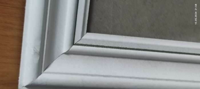 Фотография покупателя товара Фоторамка для фото 40×60 см Buffalo, сосна, (пластиковый экран), белый - Фото 7