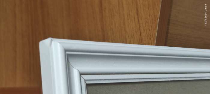 Фотография покупателя товара Фоторамка для фото 40×60 см Buffalo, сосна, (пластиковый экран), белый - Фото 5