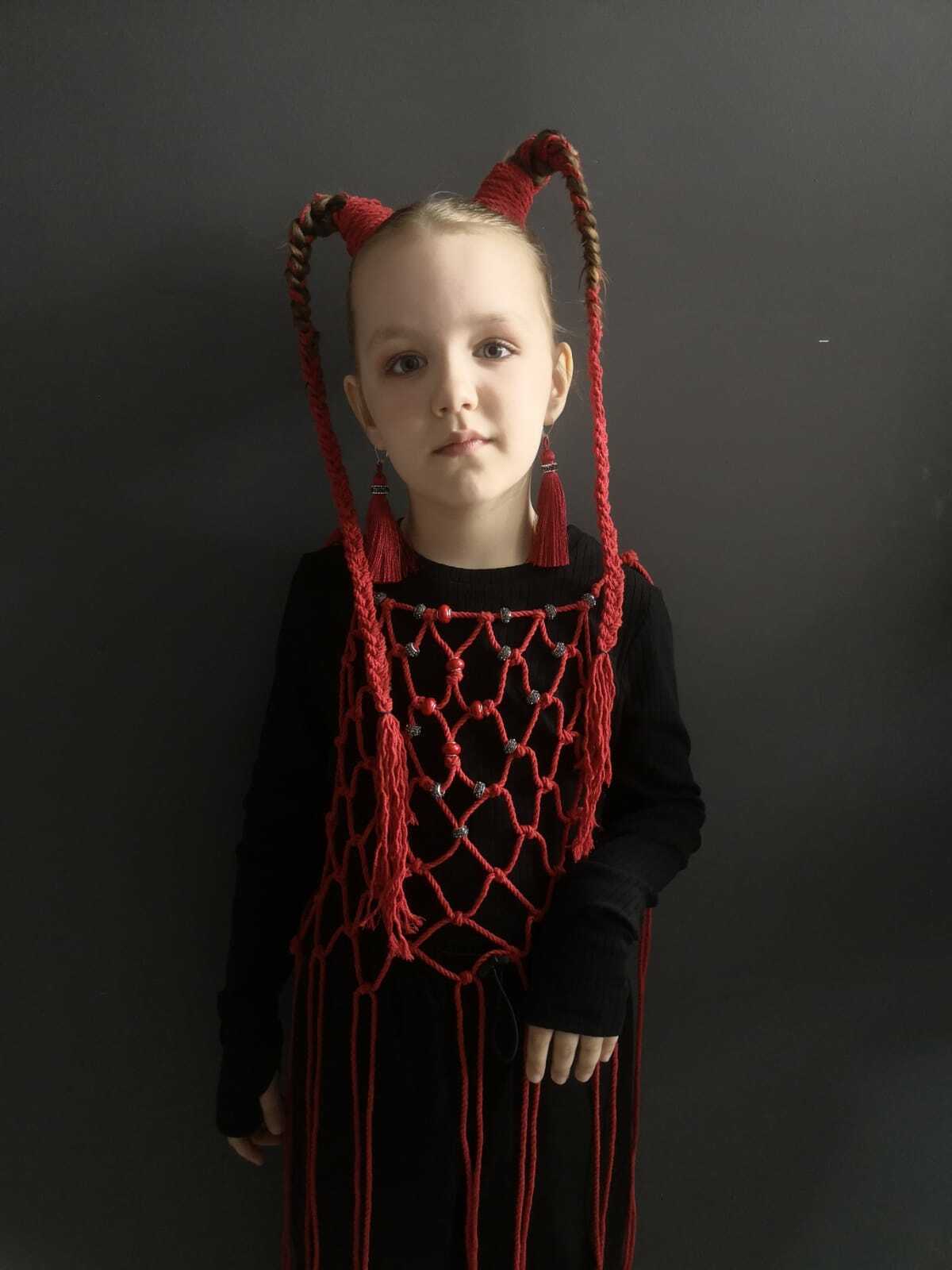 Фотография покупателя товара Шнур для вязания 80% хлопок, 20% полиэстер крученый 3 мм, 185г/45м, 26-красный - Фото 1