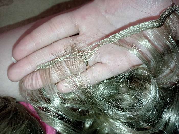 Фотография покупателя товара Волосы - тресс для кукол «Амбре локоны», длина волос: 25 см, ширина: 150 см - Фото 5