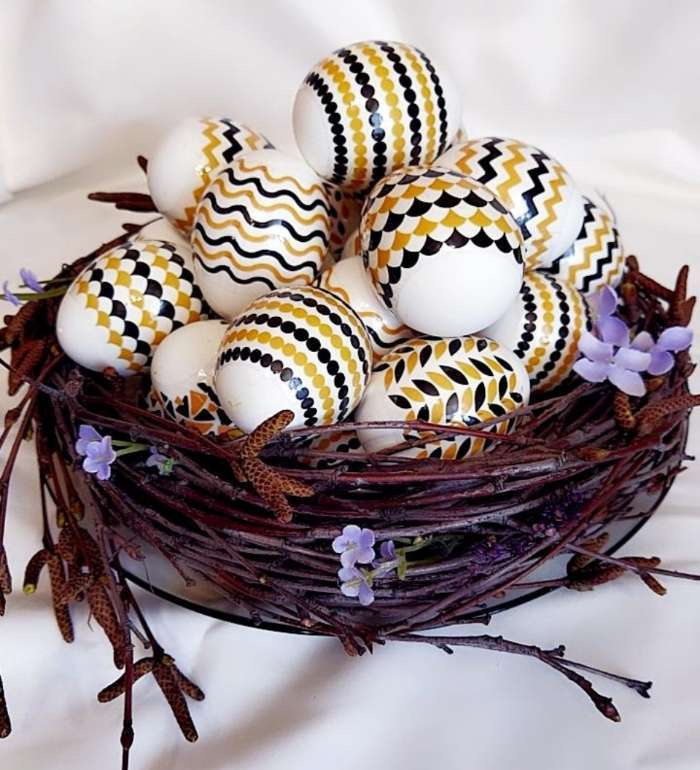 Фотография покупателя товара Термонаклейки на 7 яиц на Пасху «Роскошь», 7,3 х 34,2 см - Фото 2