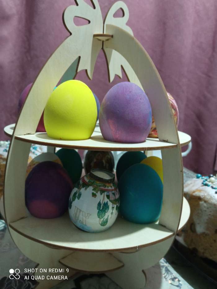 Фотография покупателя товара Подставка для пасхальных яиц «Пасхальное Яйцо», 30×21×21 см - Фото 17
