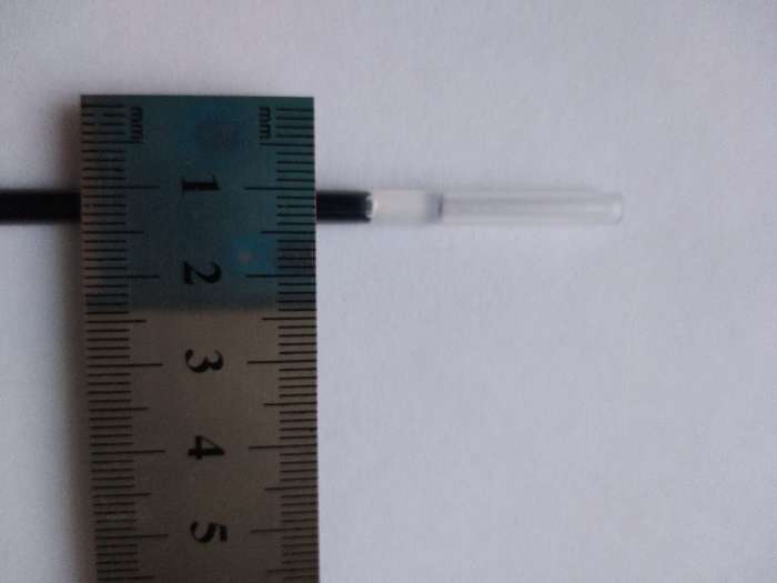 Фотография покупателя товара Стержень гелевый 0,5 мм, (игольчатый пишущий узел) пластик/метал, d - 5 мм, 128 мм, чернила чёрные