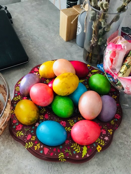 Фотография покупателя товара Пасхальная подставка «Счастливой Пасхи!», на 8 яиц и кулич - Фото 1