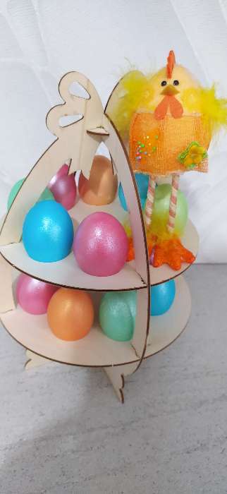 Фотография покупателя товара Подставка для пасхальных яиц «Пасхальное Яйцо», 30×21×21 см - Фото 15