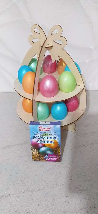 Фотография покупателя товара Подставка для пасхальных яиц «Пасхальное Яйцо», 30×21×21 см - Фото 14
