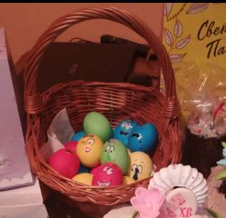 Фотография покупателя товара Красители пищевые для яиц «Пасхальный набор Веселые личики»