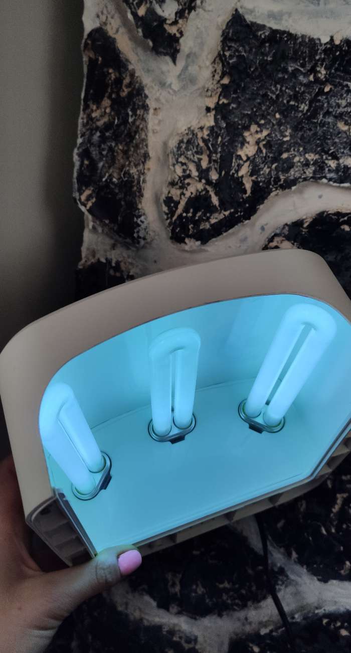 Фотография покупателя товара Сменная лампа Luazon LUF-20, ультрафиолетовая, UV-9W, 9 Вт, белая