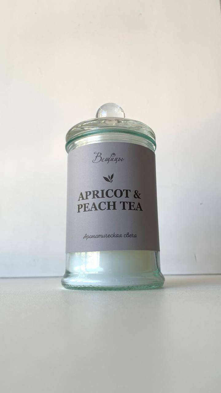 Фотография покупателя товара Свеча ароматическая в стекле APRICOT & PEACH, 6×11 см - Фото 2