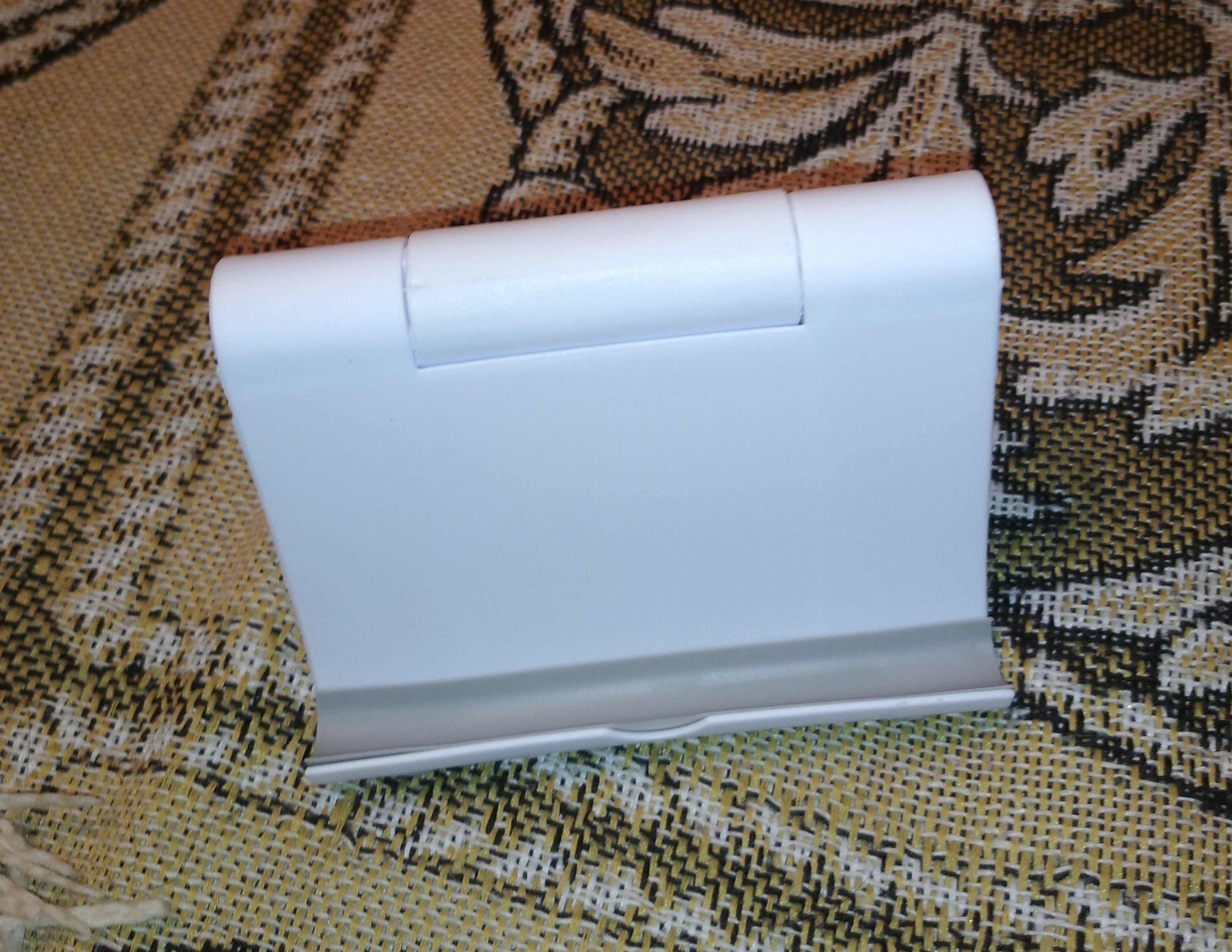 Фотография покупателя товара Подставка для телефона Luazon, складная, регулируемая высота, белая - Фото 1