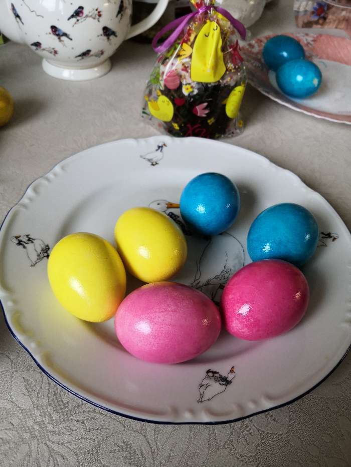 Фотография покупателя товара Набор для окрашивания яиц «Пищевые лаки», микс, 2 вида - Фото 1