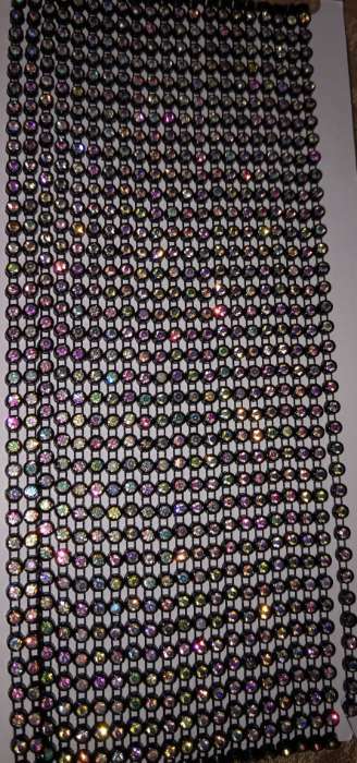 Фотография покупателя товара Стразы на нитях, с голографией, 3 мм, 9 ± 1 м, цвет чёрный - Фото 1