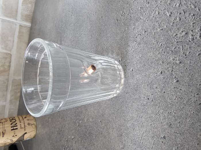 Фотография покупателя товара Стакан гранёный непробиваемый с пулей «Крафт», 250 мл - Фото 1