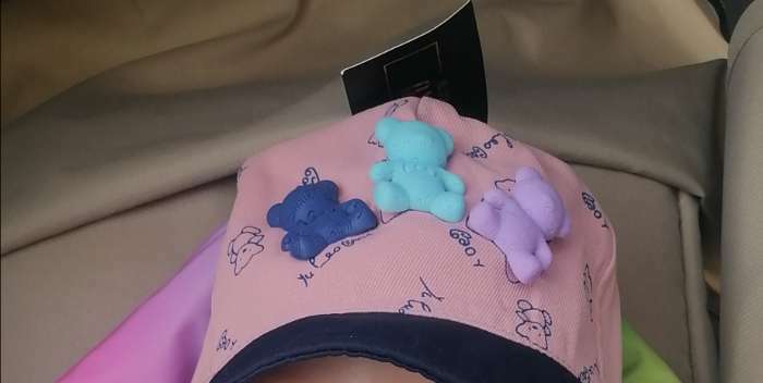 Фотография покупателя товара Кепка детская MINAKU «Мишки», размер 44-46, розовая - Фото 1