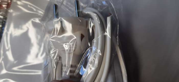 Фотография покупателя товара Шнур TUNDRA, 1.7 м, ШВВП 2х0.5 мм2, с выключателем и вилкой, белый - Фото 2