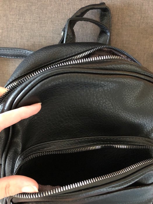 Фотография покупателя товара Рюкзак, отдел на молнии, 3 наружных кармана, цвет голубой - Фото 4