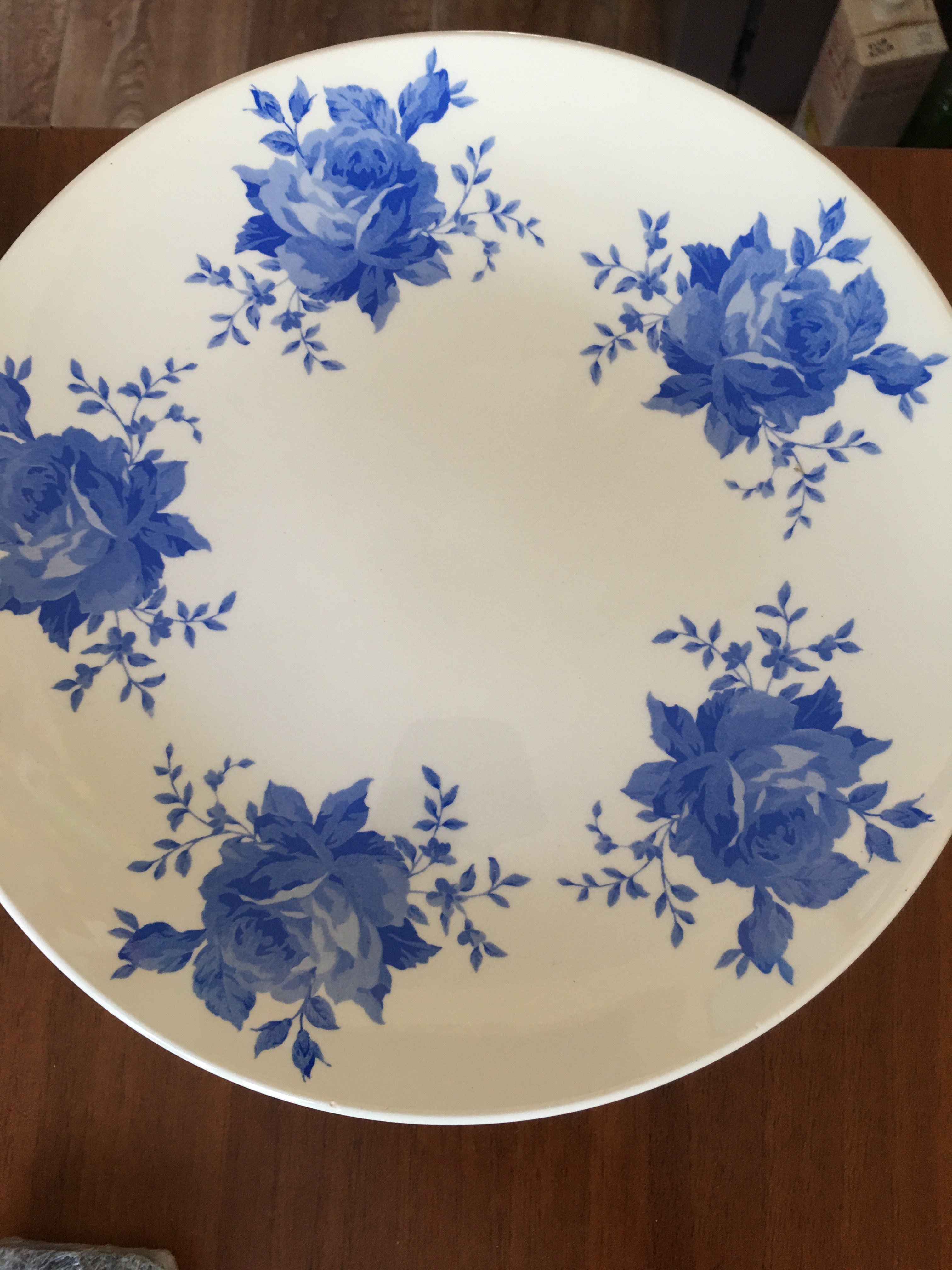 Фотография покупателя товара Тарелка «Кантри. Синие цветы», d=22 см - Фото 1