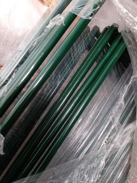 Фотография покупателя товара Ограждение декоративное, 55 × 500 см, 5 секций, металл, зелёное, «Газонный» - Фото 2