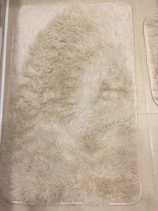 Фотография покупателя товара Набор ковриков для ванной и туалета Доляна «Пушистик», 2 шт, 40×50, 50×80 см, цвет серый - Фото 7