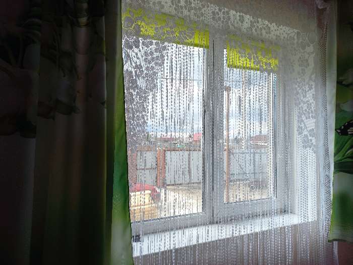 Фотография покупателя товара Штора без шторной ленты, ширина 165 см, высота 200 см, цвет белый
