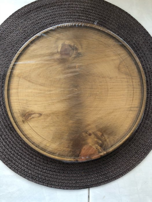 Фотография покупателя товара Поднос из натурального кедра Mаgistrо, 25×2,8 см, цвет шоколадный - Фото 5