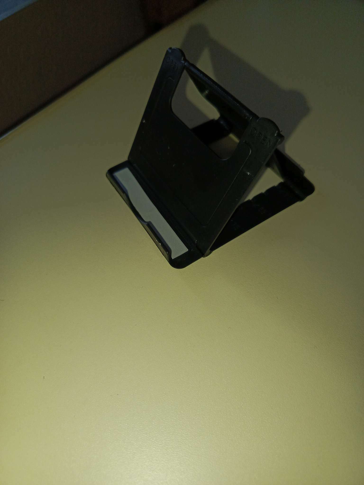 Фотография покупателя товара Подставка для телефона Luazon, складная, регулируемая высота, чёрная - Фото 1