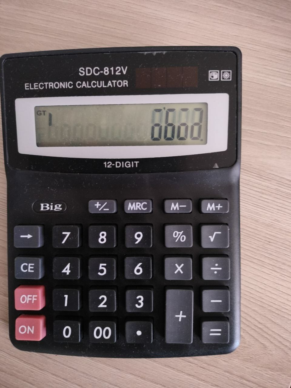Фотография покупателя товара Калькулятор настольный, 12 - разрядный, SDC - 812V
