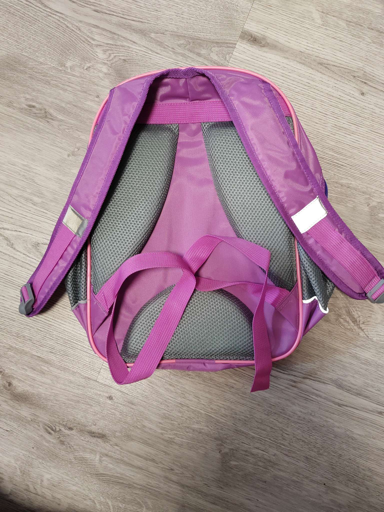 Фотография покупателя товара Рюкзак школьный, 36 х 23 х 13 см, эргономичная спинка, Calligrata П "Совушка", сиреневый