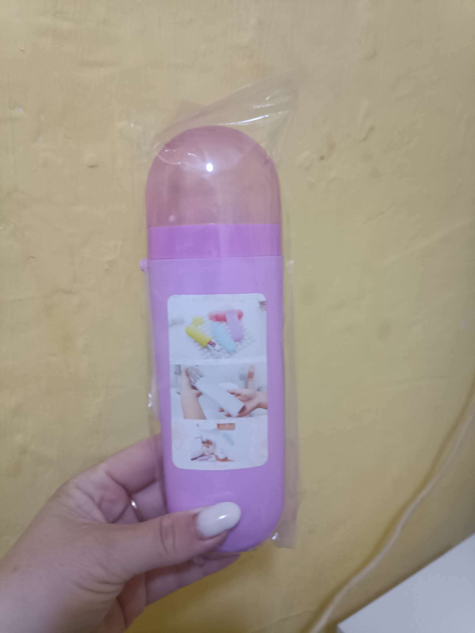 Фотография покупателя товара Футляр для зубной щётки и пасты, 20×6.5×3 см, МИКС - Фото 9