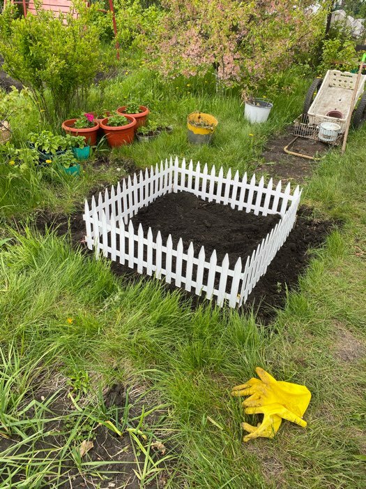 Фотография покупателя товара Ограждение декоративное, 35×210 см, 5 секций, пластик, жёлтое, GOTIKA, Greengo - Фото 3