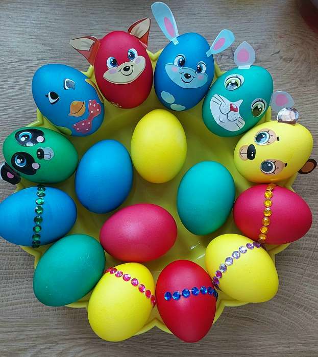 Фотография покупателя товара Наклейки для декорирования яиц на пасху «Милые животные» - Фото 7