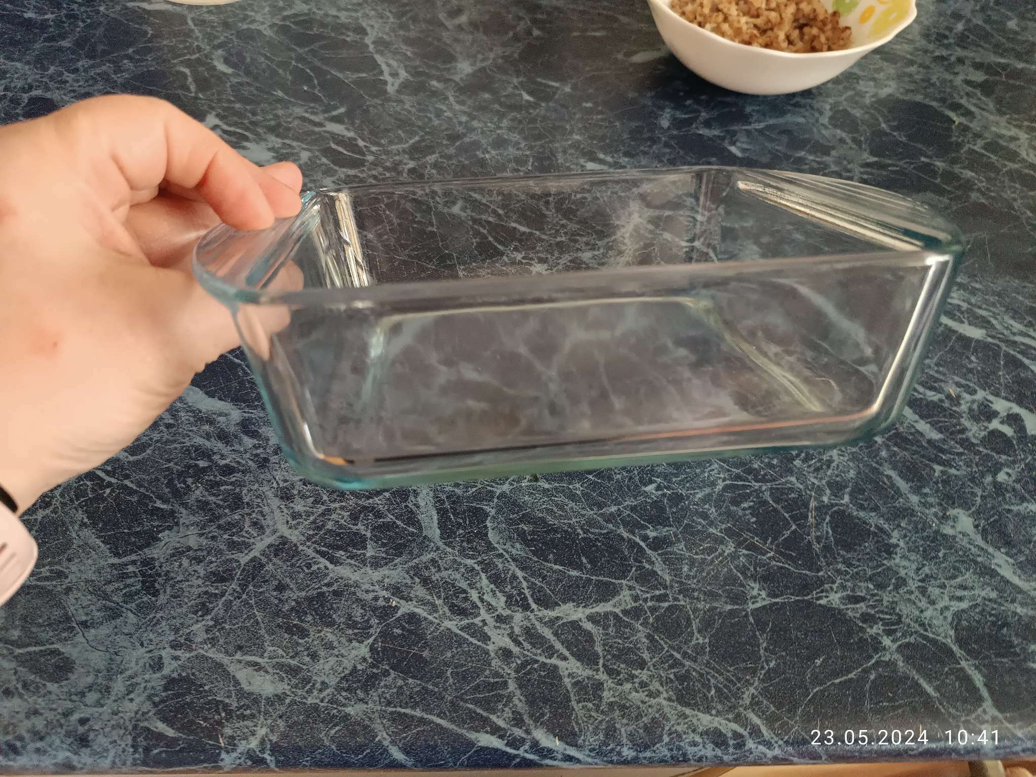 Фотография покупателя товара Форма для запекания и выпечки из жаропрочного стекла Borcam, 1,04 л, 21×16,5 см, без крышки