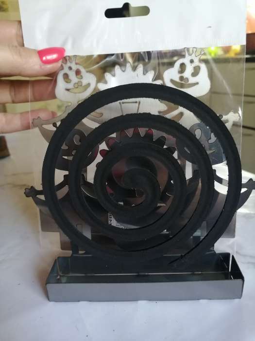 Фотография покупателя товара Подставка под спирали от комаров и благовоний, с крышкой, металл, «Охотник», Greengo - Фото 7