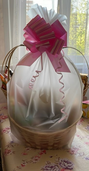 Фотография покупателя товара Подарочный Бант - шар №5 перламутровый, розовый, для упаковки подарков - Фото 1