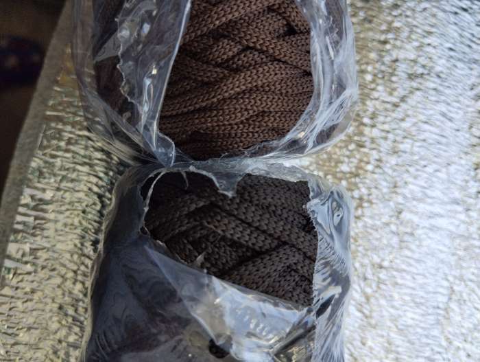 Фотография покупателя товара Шнур для вязания 100% полиэфир, ширина 3 мм 100м (шоколад) - Фото 10