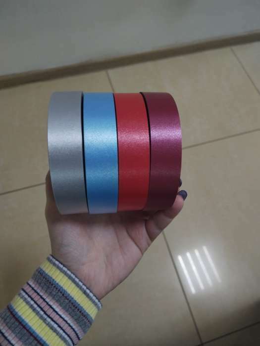 Фотография покупателя товара Микс №1 Лента италия Cotton 2см*50ярд (№09,25,30,11) - Фото 1