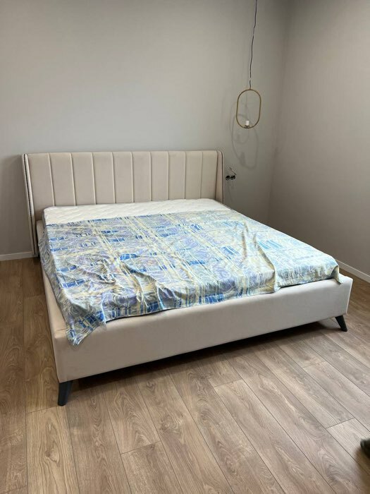 Фотография покупателя товара Кровать двуспальная «Мелисса», с ортопедическим основанием, с подъёмным механизмом, 1600×2000 мм, цвет светло - бежевый - Фото 1