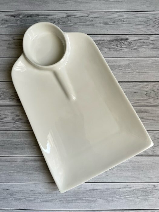 Фотография покупателя товара Блюдо фарфоровое Magistro «Ласта», 24,5×15,5 см, цвет белый