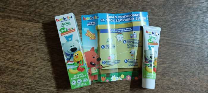 Фотография покупателя товара Зубная паста для детей "Bambolina" 4-8 лет, 50 мл - Фото 3
