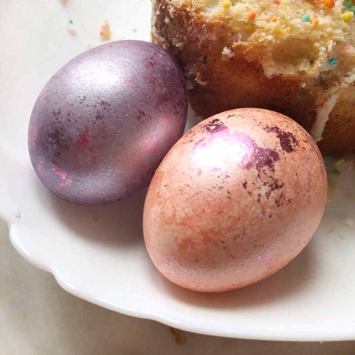 Фотография покупателя товара Набор для декорирования яиц «Перламутровая Пасха», 4 вида, микс - Фото 5