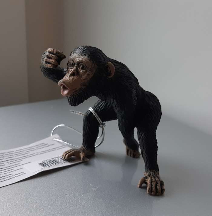 Фотография покупателя товара Фигурка «Шимпанзе, самец» - Фото 2