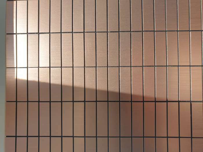 Фотография покупателя товара Панель ПВХ самоклеящаяся TAKE IT EASY «Мозаика плитка», 300×300 мм, цвет серебристый - Фото 4