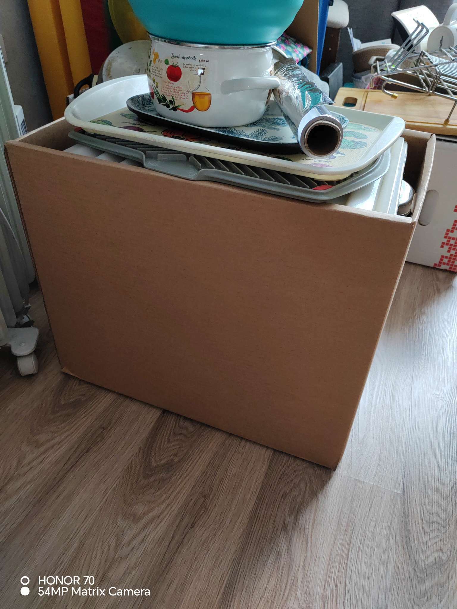 Фотография покупателя товара Коробка для переезда, бурая, 50 х 31 х 40 см