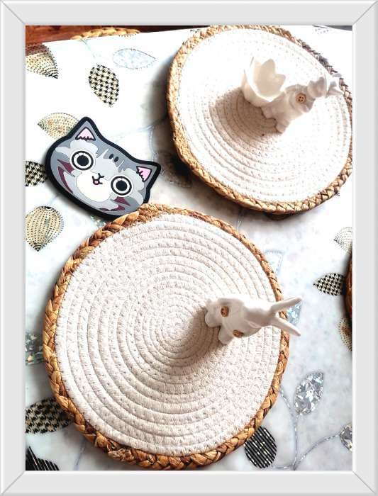 Фотография покупателя товара Салфетка сервировочная на стол Доляна «Мэг», d=30 см, белая - Фото 3