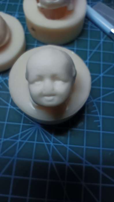 Фотография покупателя товара Молд силикон "Лицо младенца" №12 3,4х2,8х1,9 см - Фото 5