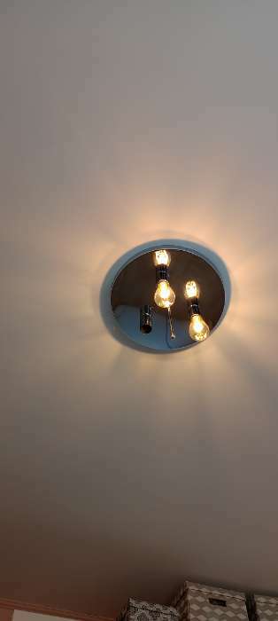 Фотография покупателя товара Лампа светодиодная "Ретро", ST64, 4 Вт, E27, 420 Лм, 2700 К, золотистая, теплый белый - Фото 2