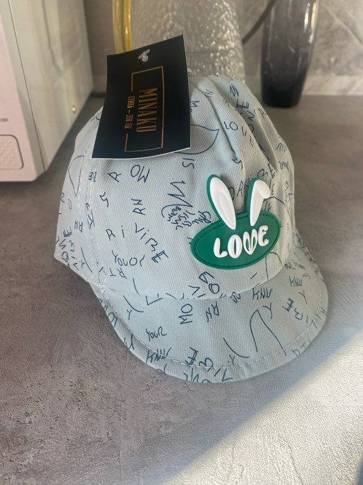 Фотография покупателя товара Кепка детская MINAKU Love, размер 48, зелёная - Фото 2