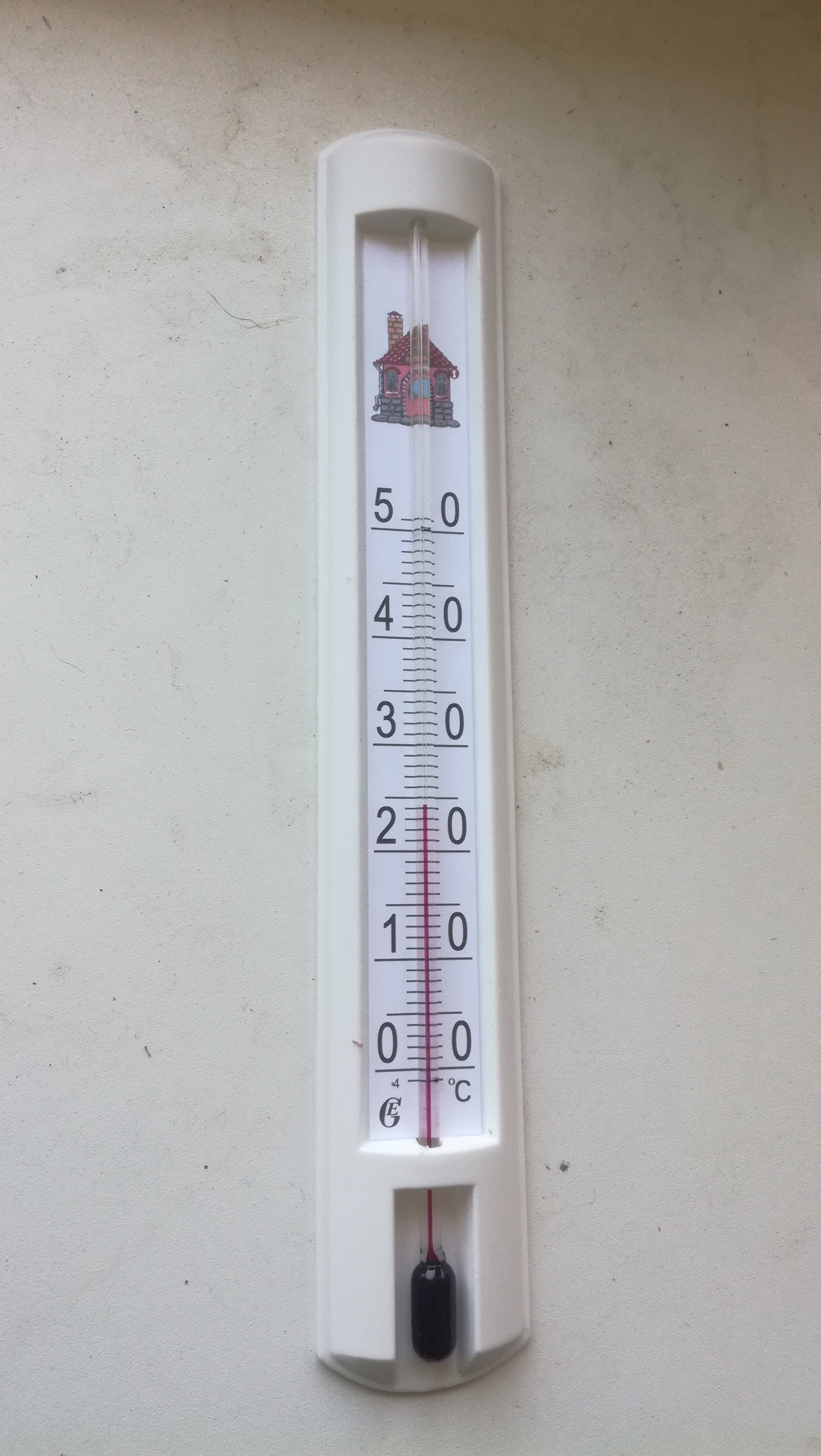 Фотография покупателя товара Термометр, градусник комнатный для измерения температуры воздуха, от 0°С до +50°С, 22 х 4 см